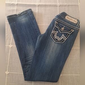 Miss Chic USA Embellished Bootcut Jeans – Size 7